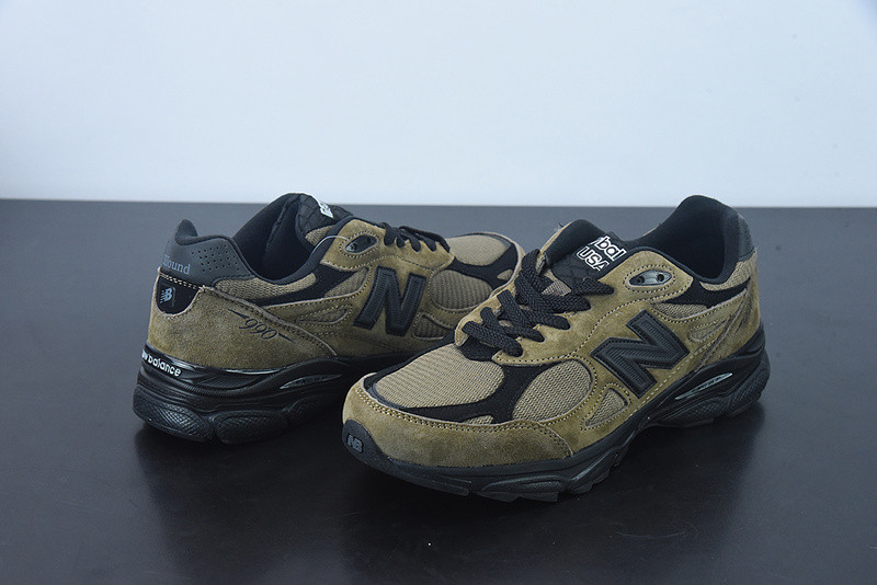 new balance 990v3 miusa jjjjound brown black men