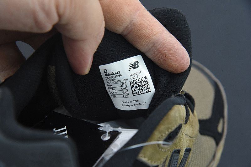 new balance 990v3 miusa jjjjound brown black men