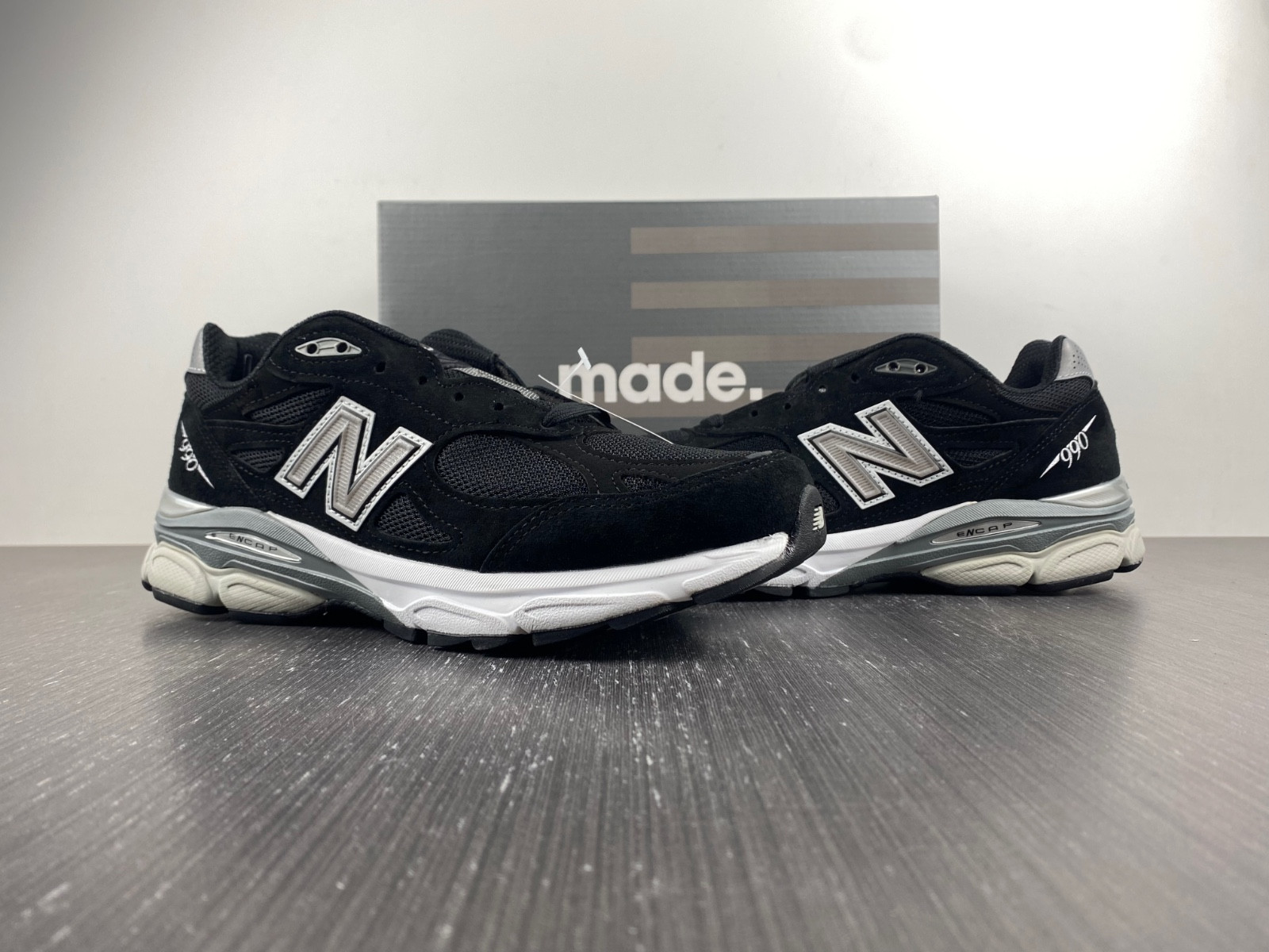 new balance 990v3 black white - m990bs3
