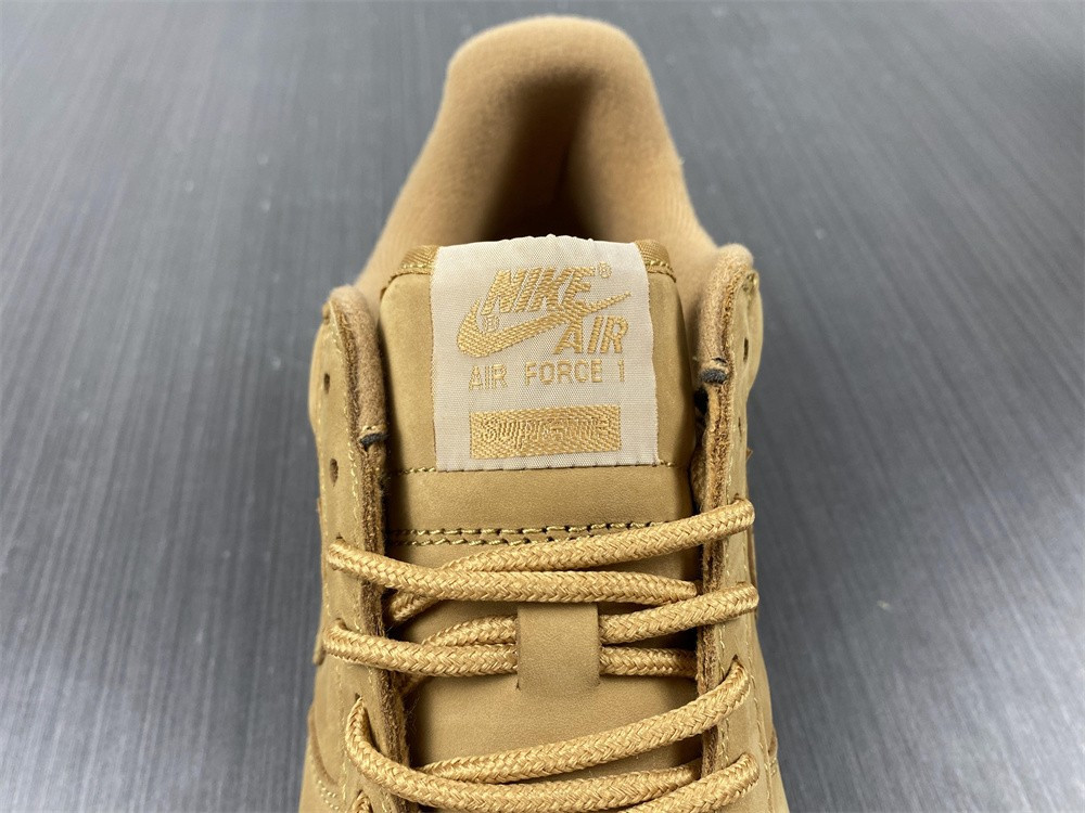 nike air force 1 low sp sup reme wheat dn1555-200