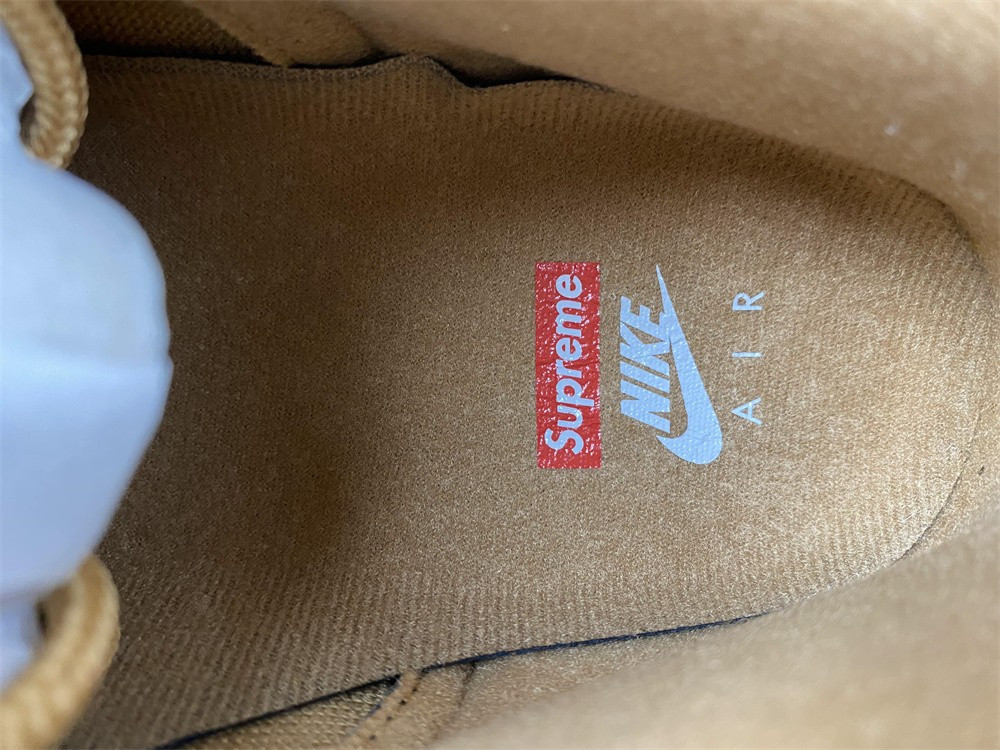 nike air force 1 low sp sup reme wheat dn1555-200