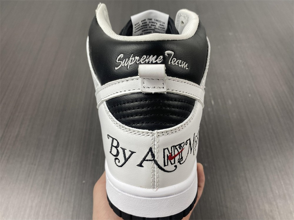 nike sb dunk high Sup*e by any means black dn3741-002