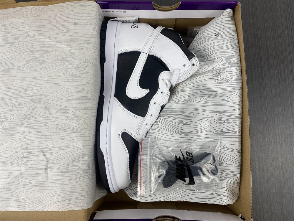 nike sb dunk high Sup*e by any means black dn3741-002