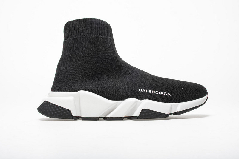Ba*len*cia*ga speed trainer mid black white black 494371 w05g0 1000