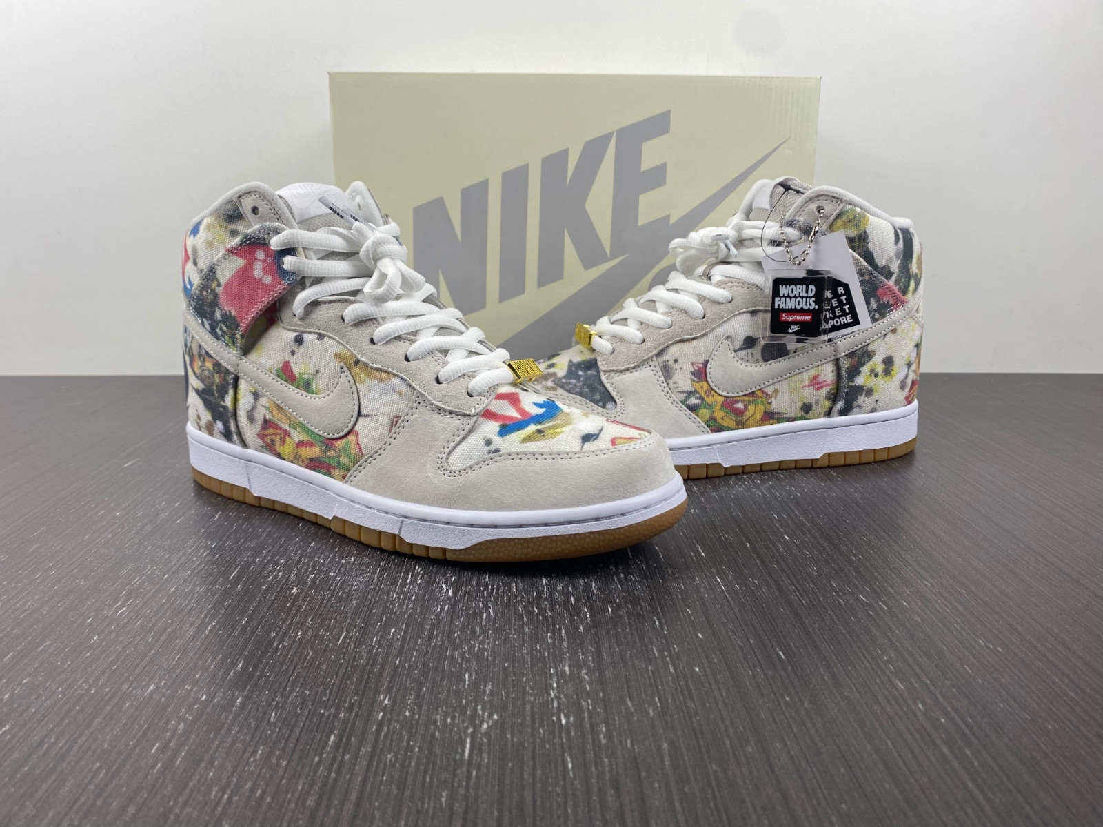 Sup*e x nike sb dunk high rammellzee fd8779-100