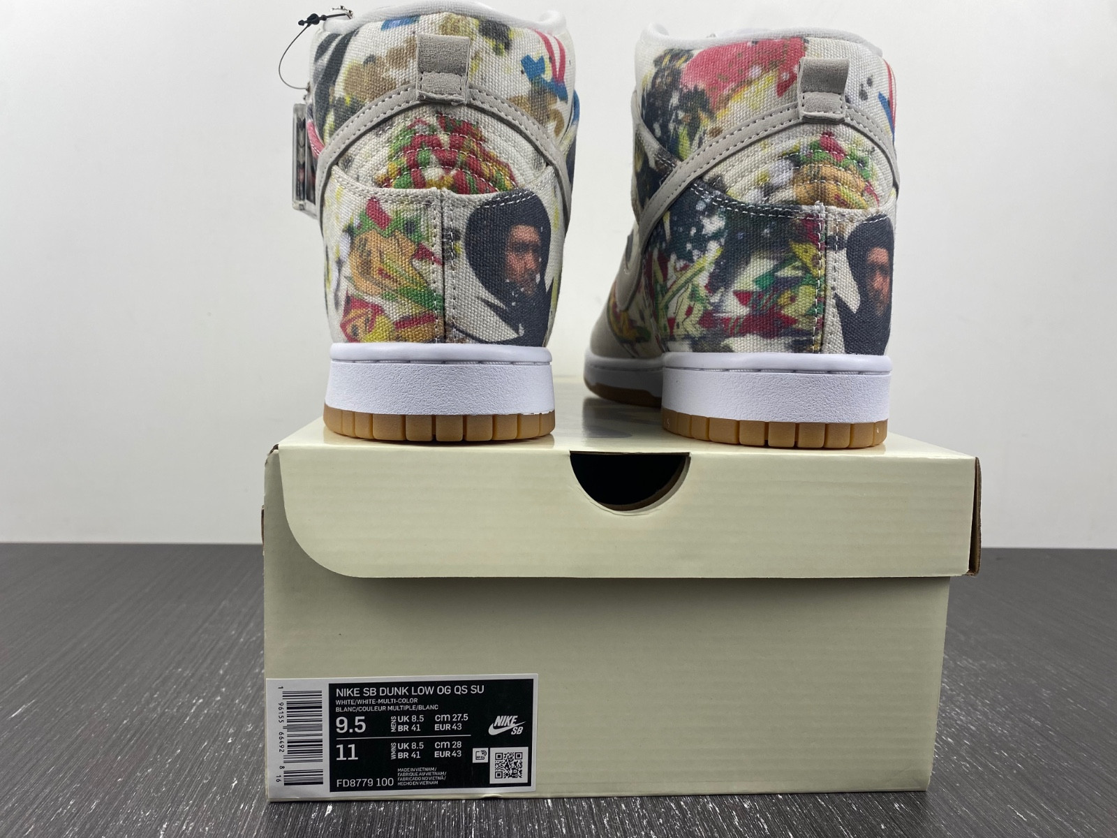 Sup*e x nike sb dunk high rammellzee fd8779-100