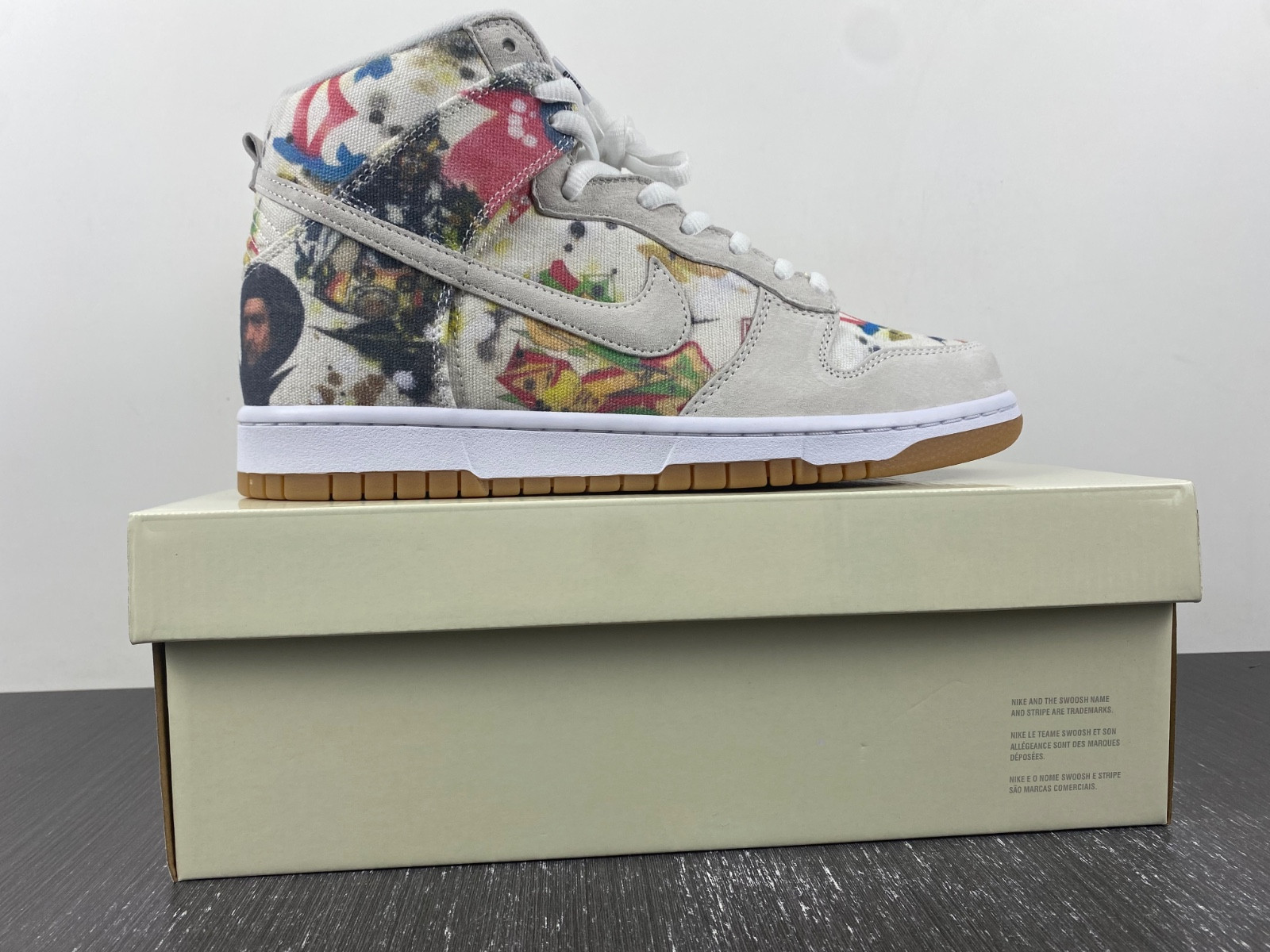Sup*e x nike sb dunk high rammellzee fd8779-100