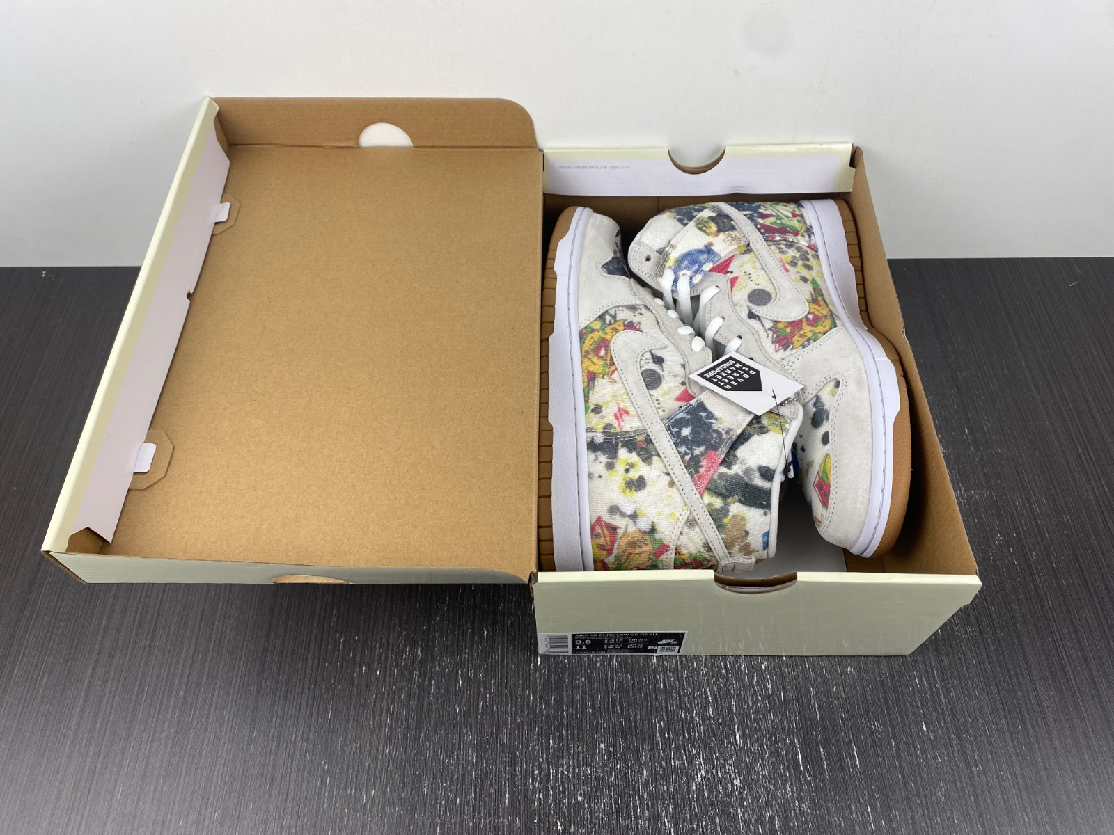 Sup*e x nike sb dunk high rammellzee fd8779-100