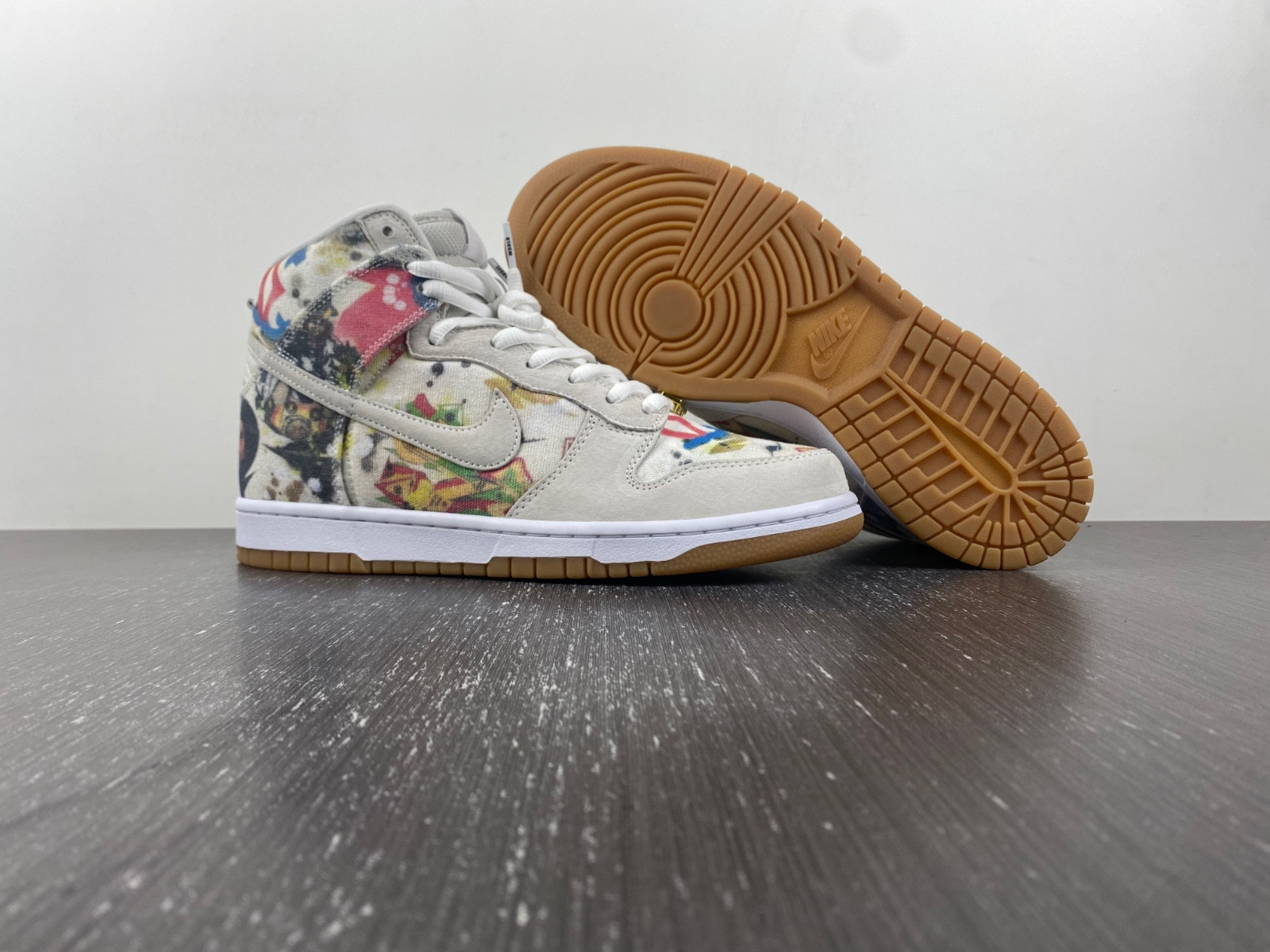 Sup*e x nike sb dunk high rammellzee fd8779-100
