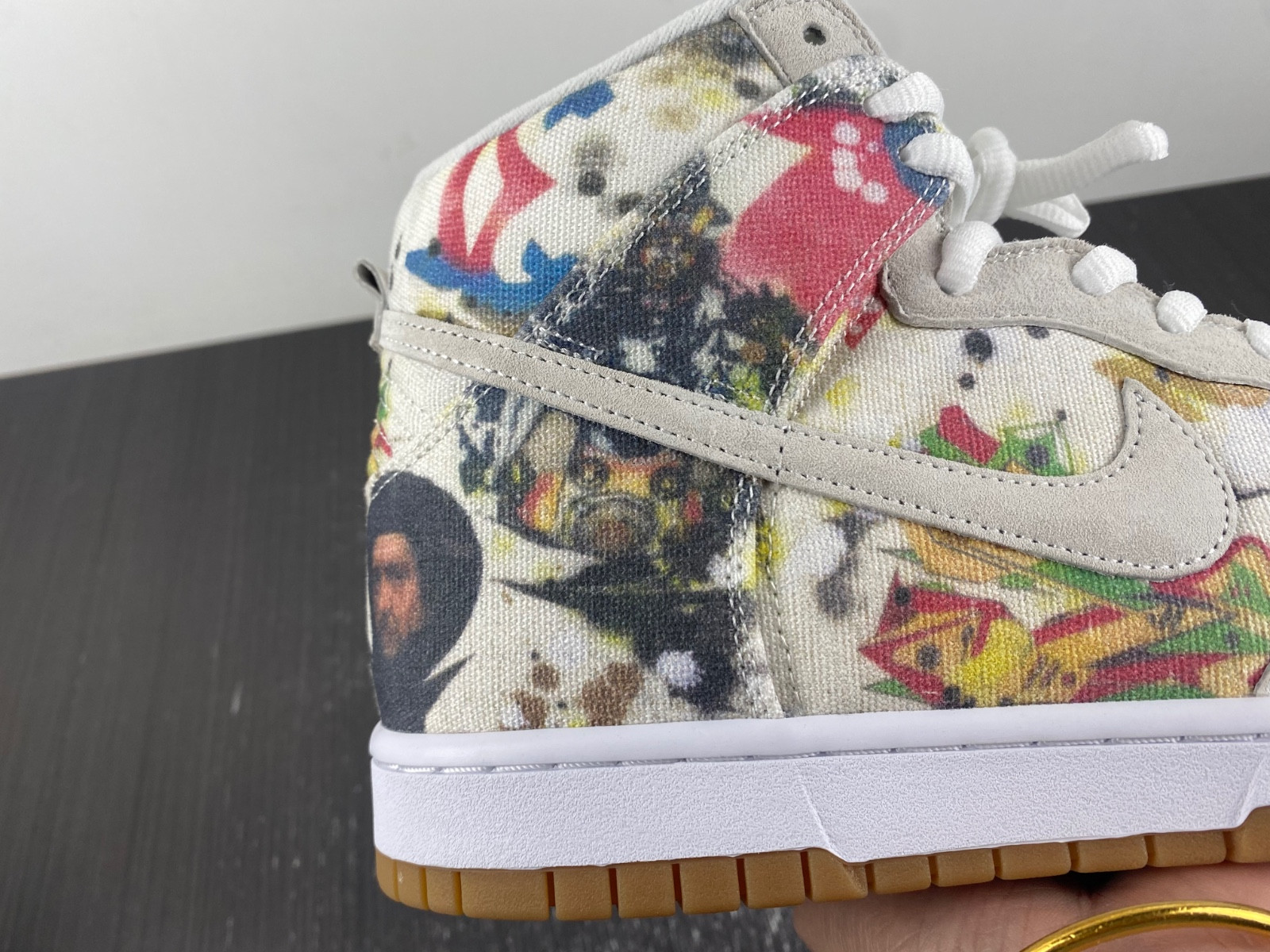 Sup*e x nike sb dunk high rammellzee fd8779-100