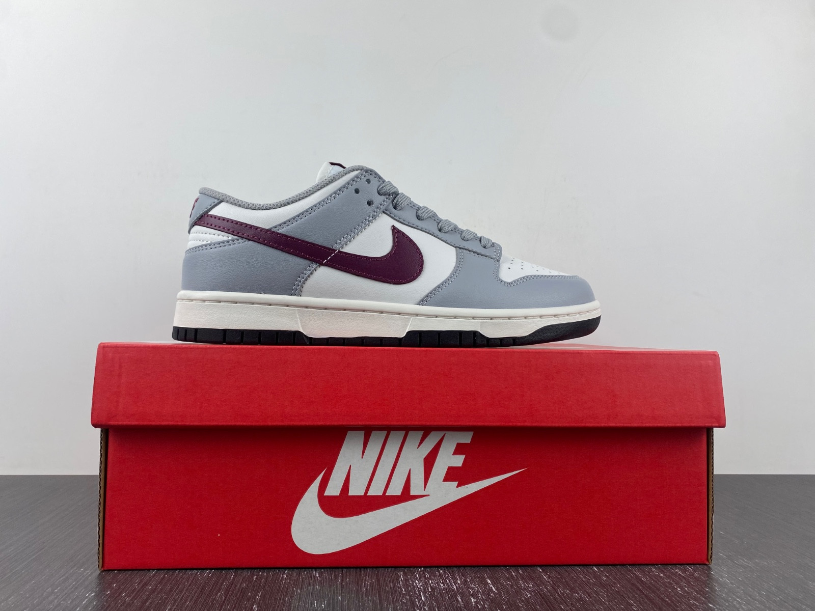 nike dunk low pale ivory redwood (women