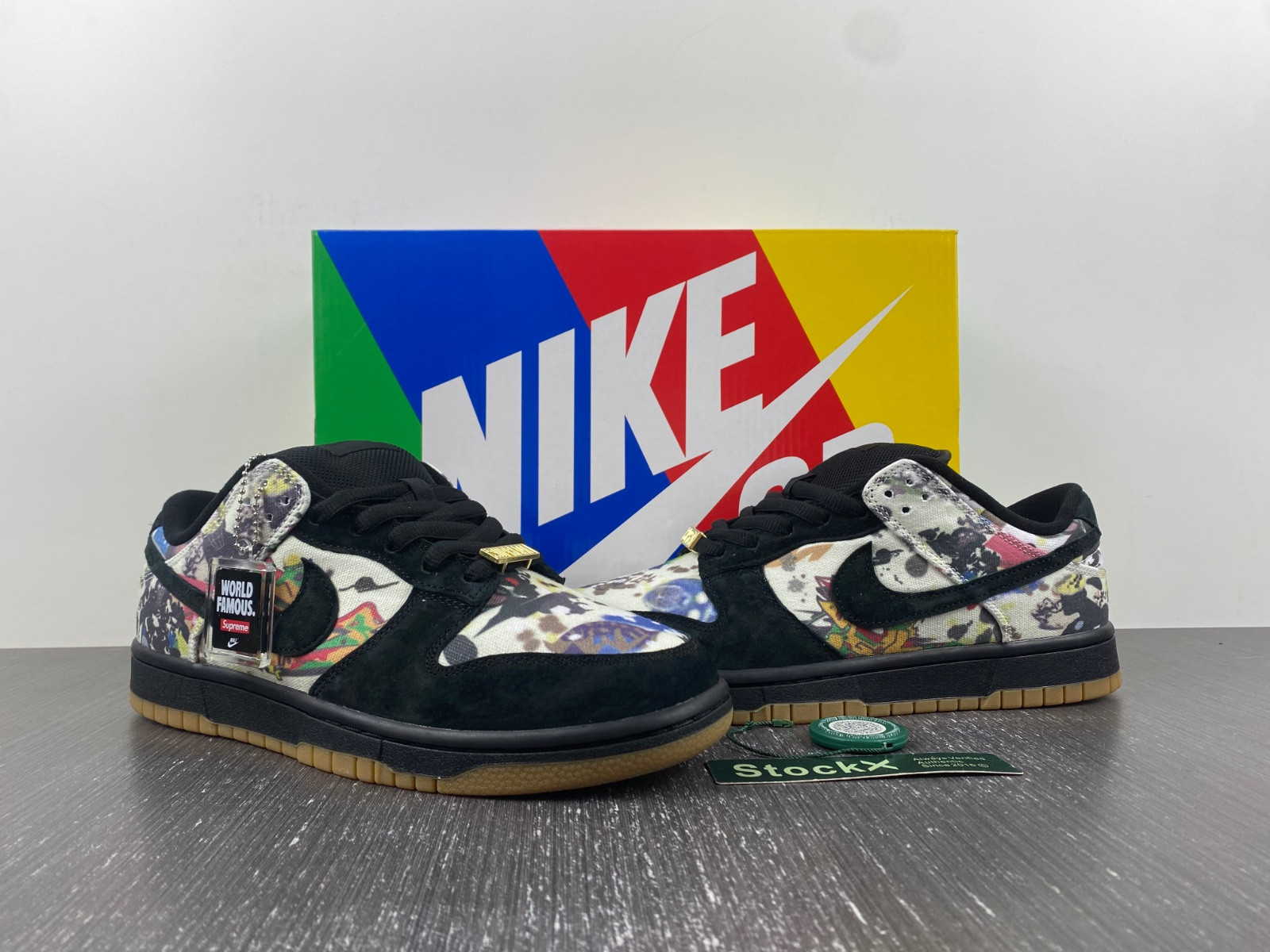 Sup*e x nike sb dunk low rammellzee fd8778-001