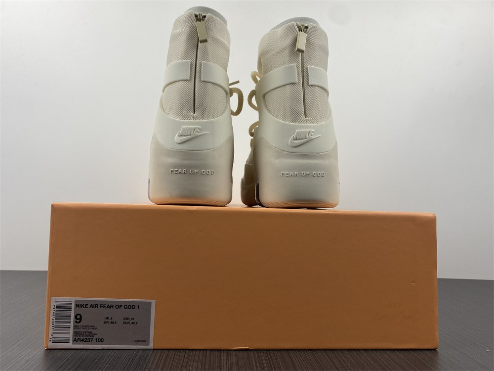 nike air fear of god 1 sail black - ar4237-100