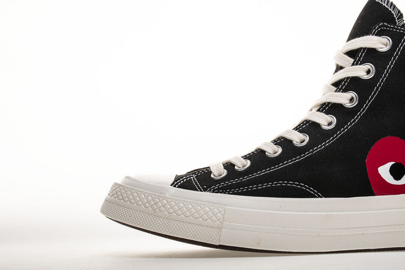converse chuck taylor all-star 70s hi comme des garcons play black 150204c