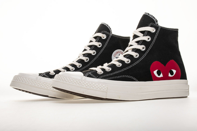 converse chuck taylor all-star 70s hi comme des garcons play black 150204c