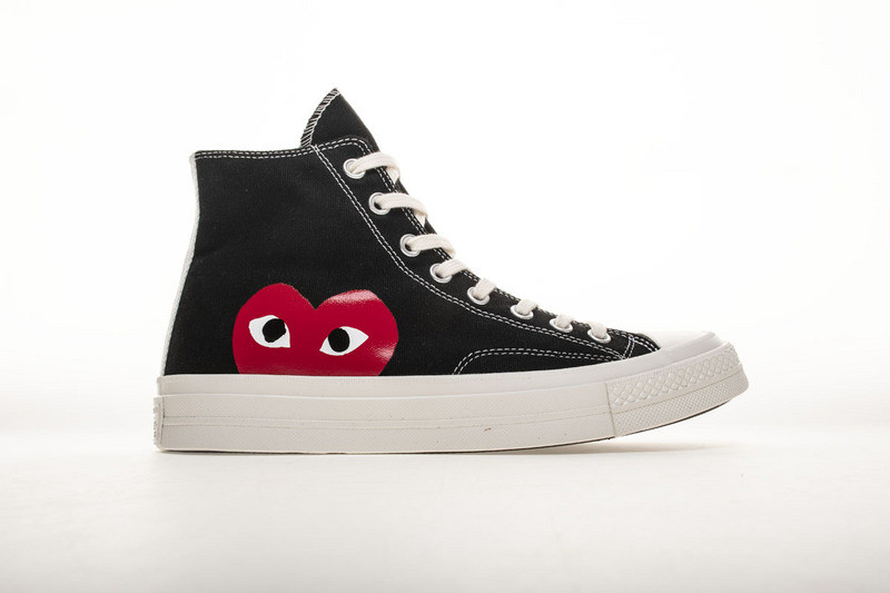 converse chuck taylor all-star 70s hi comme des garcons play black 150204c