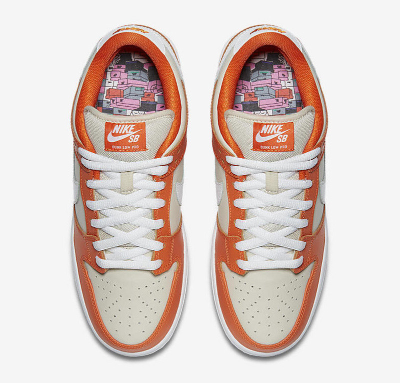 nike sb dunk low orange box men