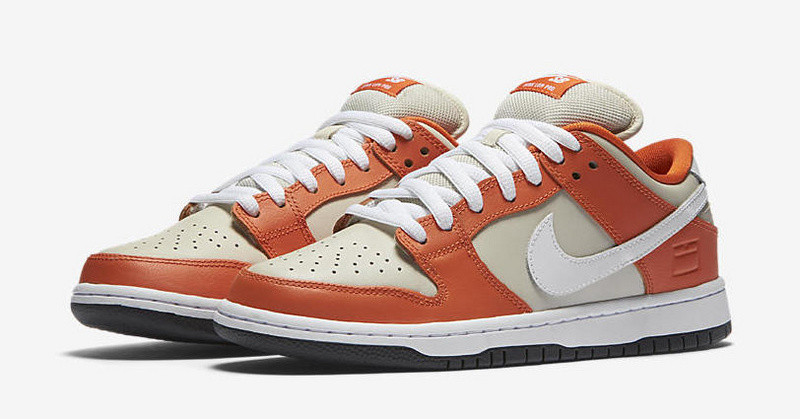 nike sb dunk low orange box men