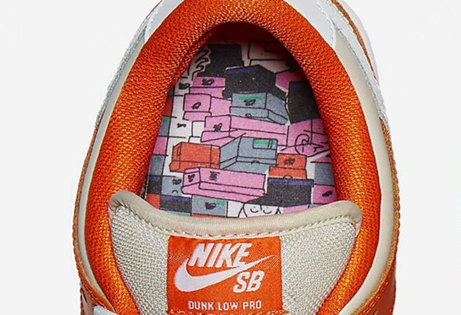 nike sb dunk low orange box men