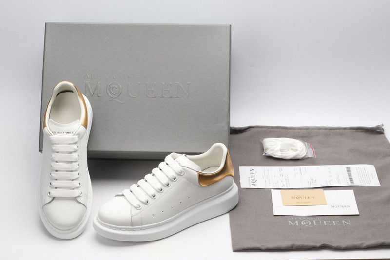 alexander mcqueen white golden