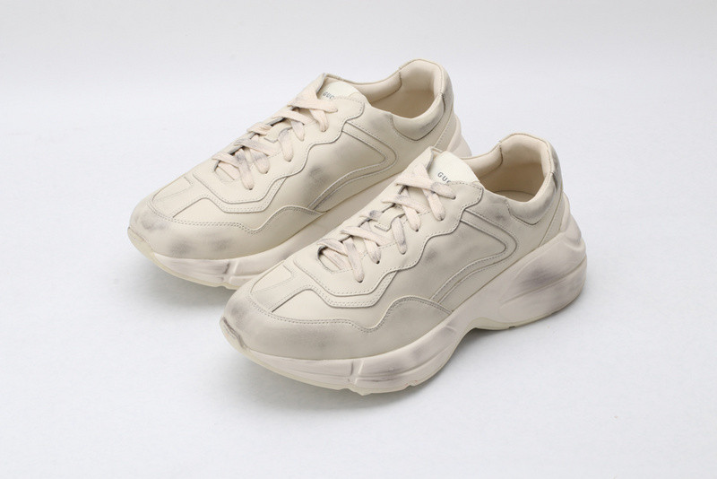 G*u*i ace embroidered low-top sneaker white
