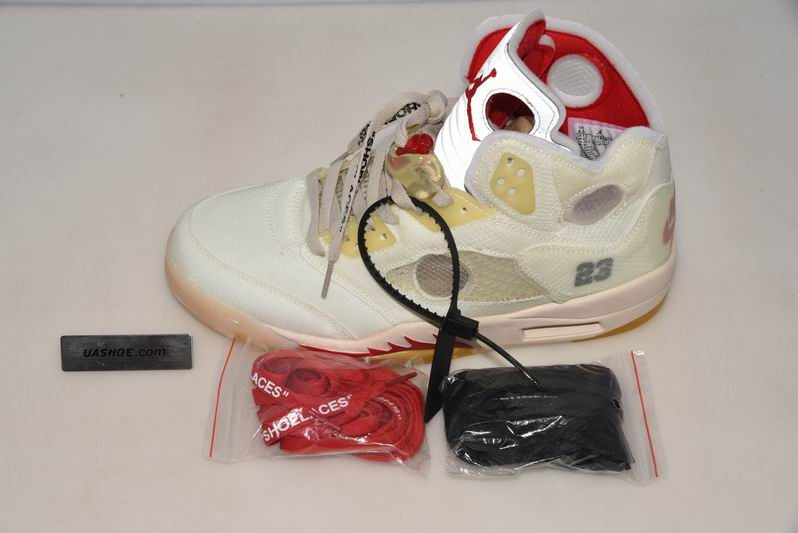 air jordan 5 xoff white aj5 ow 3m ct8480-0020
