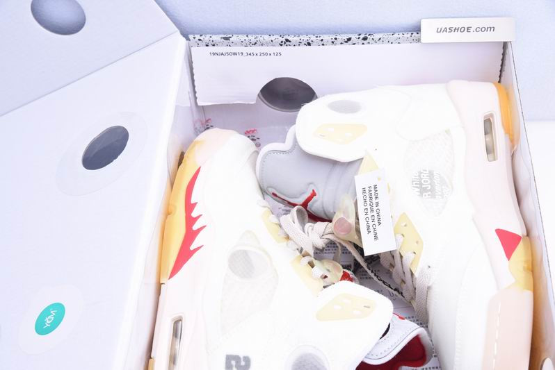air jordan 5 xoff white aj5 ow 3m ct8480-0020