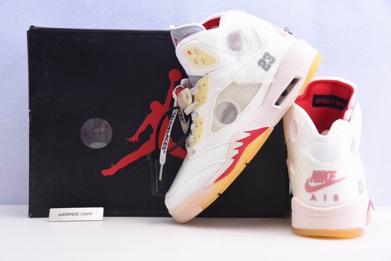 air jordan 5 xoff white aj5 ow 3m ct8480-0020